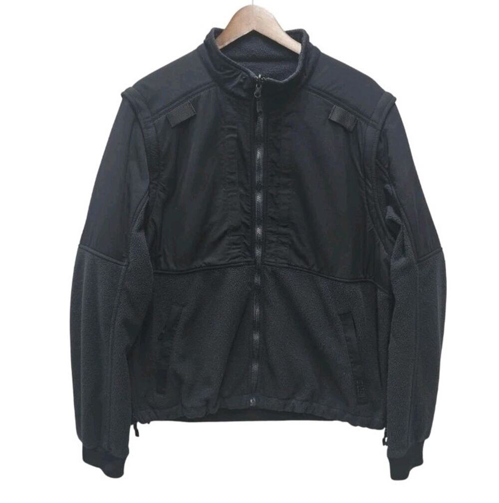 5.11 Tactical 48360 5-in-1 Fleece Jacket Liner Convertible Vest Dark Navy XL